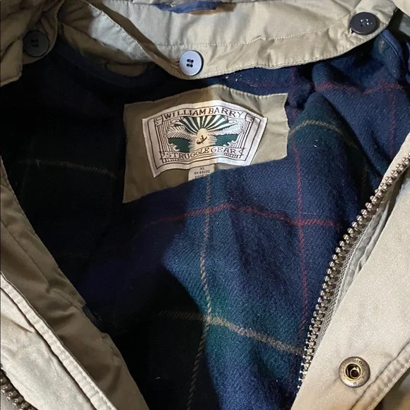 William Barry Struggle Gear Long Winter Jacket Men’s Size XL